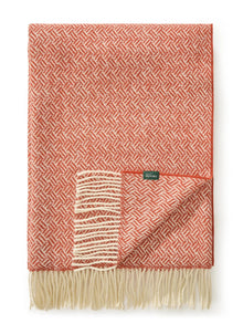 Couverture en laine Bianca rouge