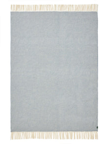 Couverture en laine Bianca bleue