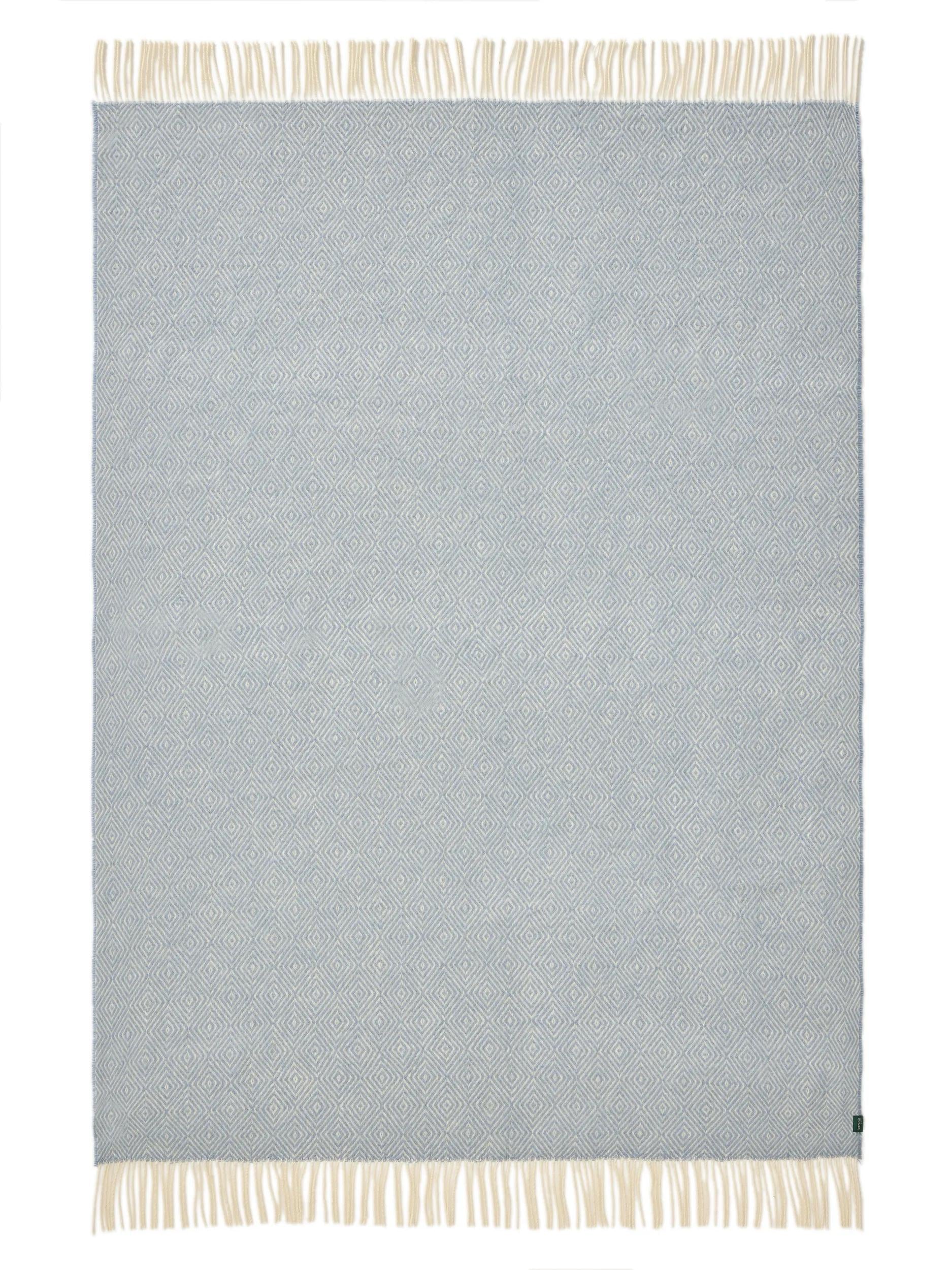 Couverture en laine Bianca bleue