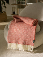 Couverture en laine Bianca rouge