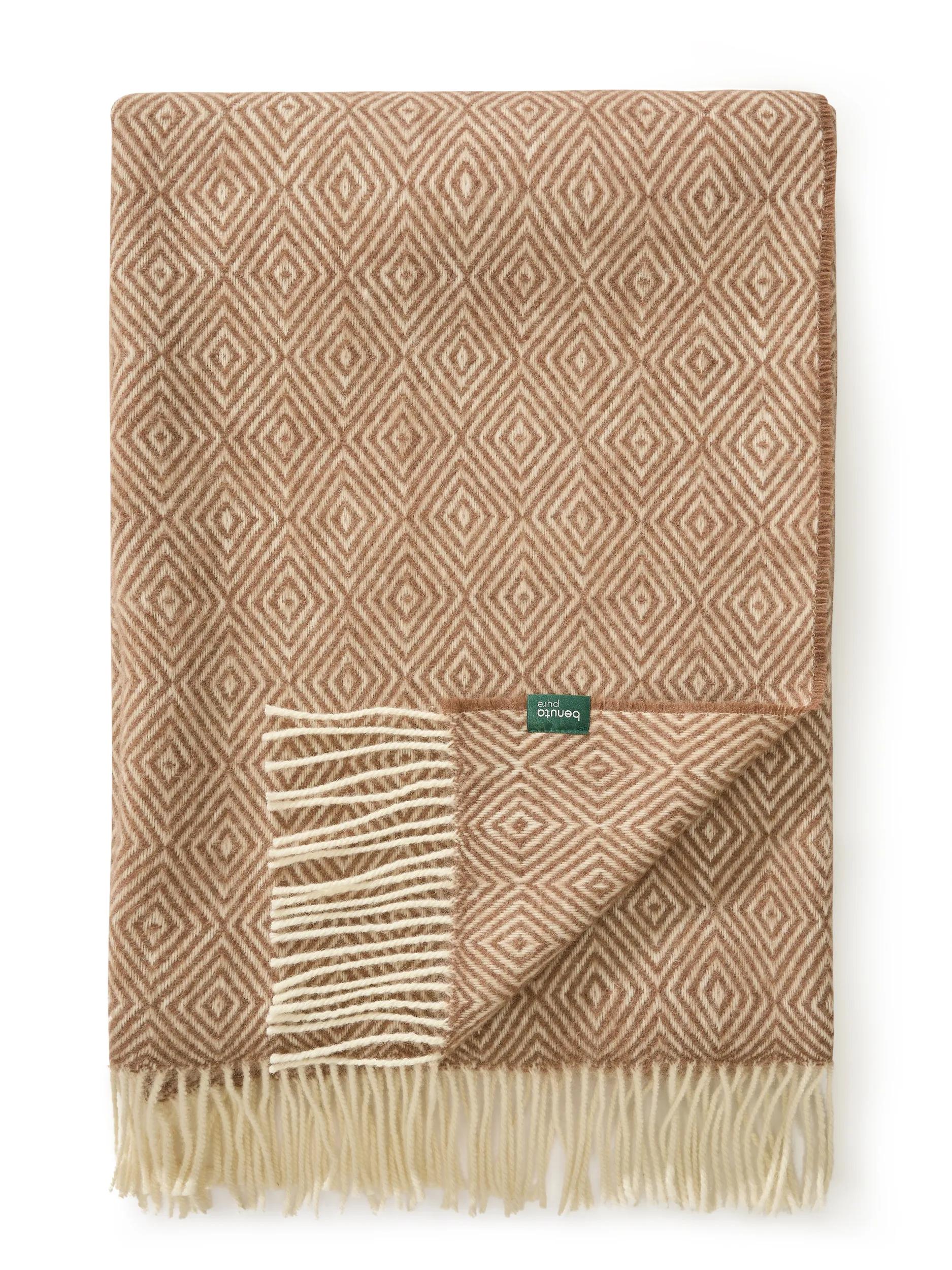 Couverture en laine Bianca Brown