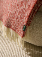 Couverture en laine Bianca rouge