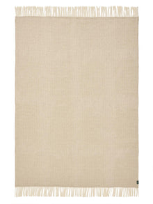 Couverture en laine Bianca beige
