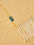 Couverture en laine Bianca jaune