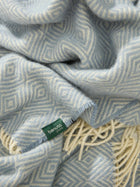 Couverture en laine Bianca bleue