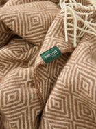 Couverture en laine Bianca Brown