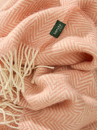 Couverture en laine Bianca Rose