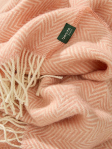 Couverture en laine Bianca Rose
