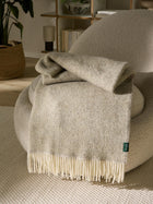 Couverture en laine Bianca gris