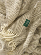 Couverture en laine Bianca gris