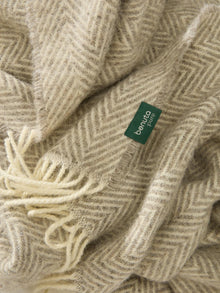 Couverture en laine Bianca gris