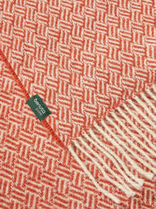Couverture en laine Bianca rouge