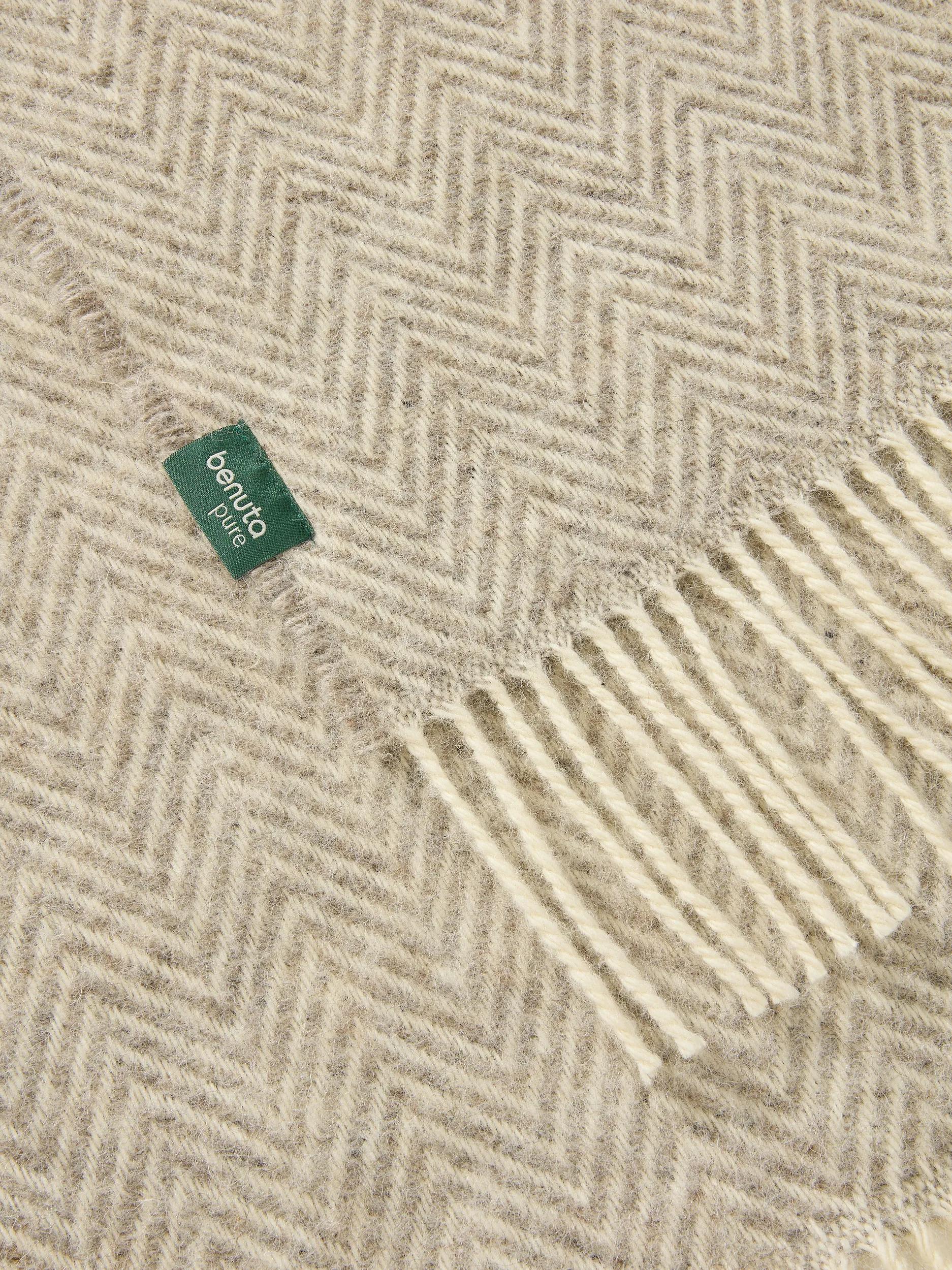 Couverture en laine Bianca gris