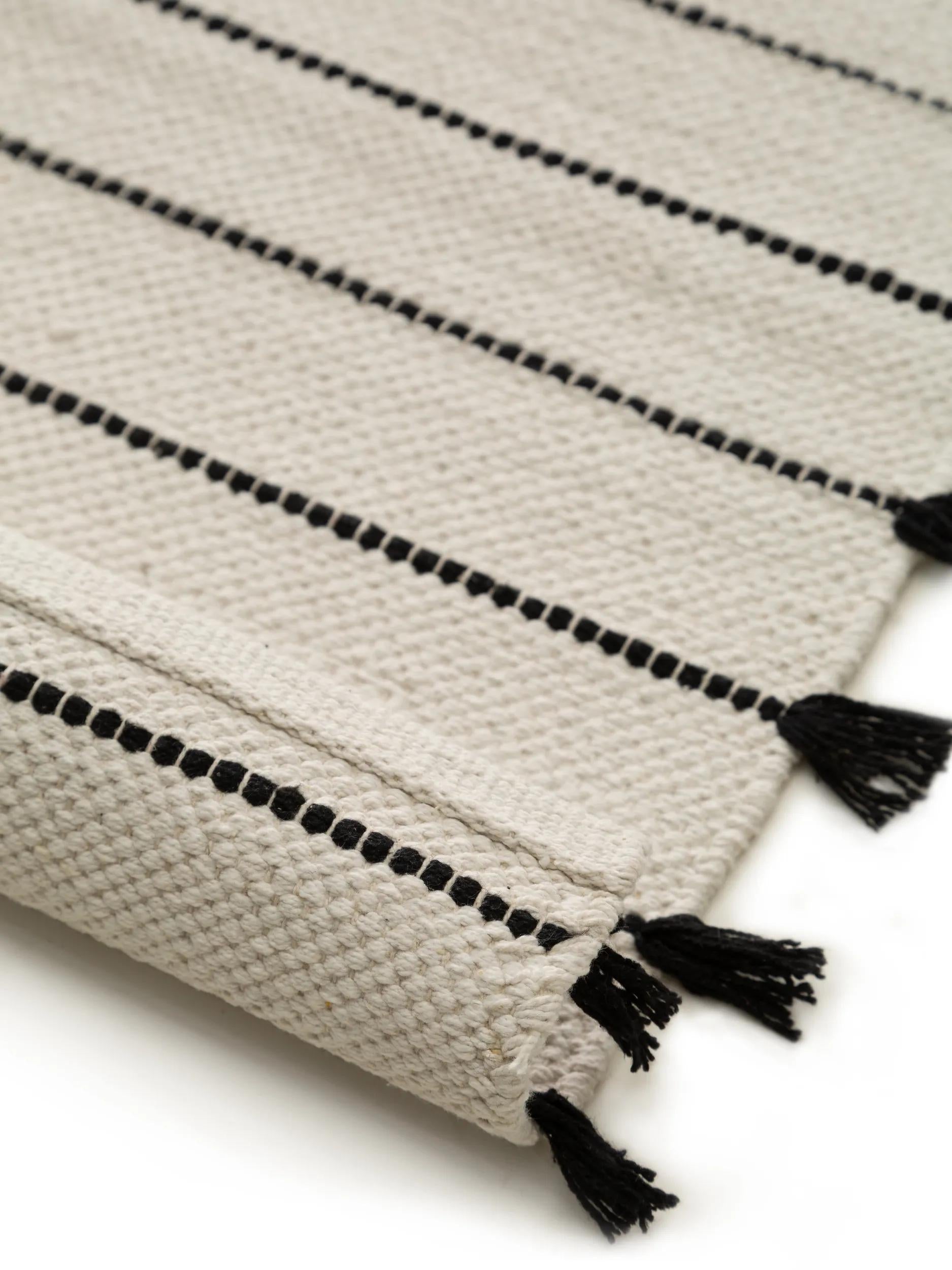 Cotton Rug Bo Ivory