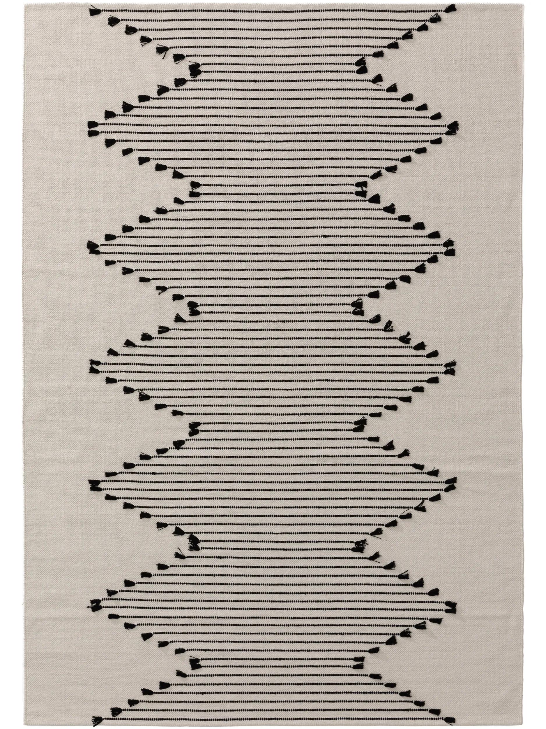 Cotton Rug Bo Ivory