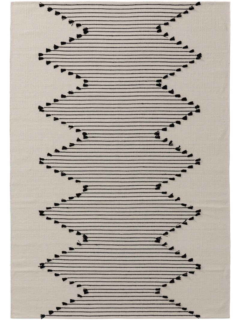 Cotton Rug Bo Ivory