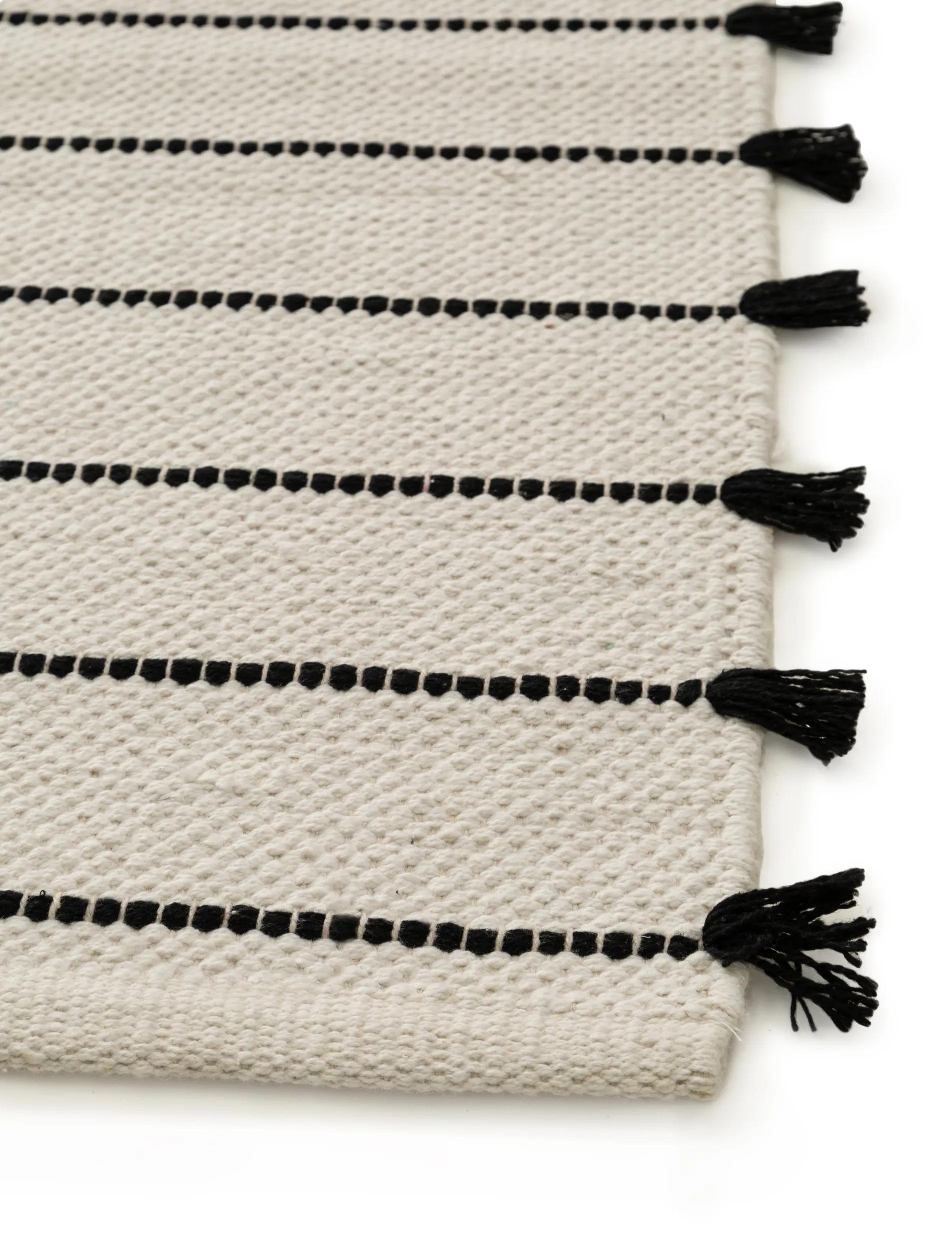 Cotton Rug Bo Ivory