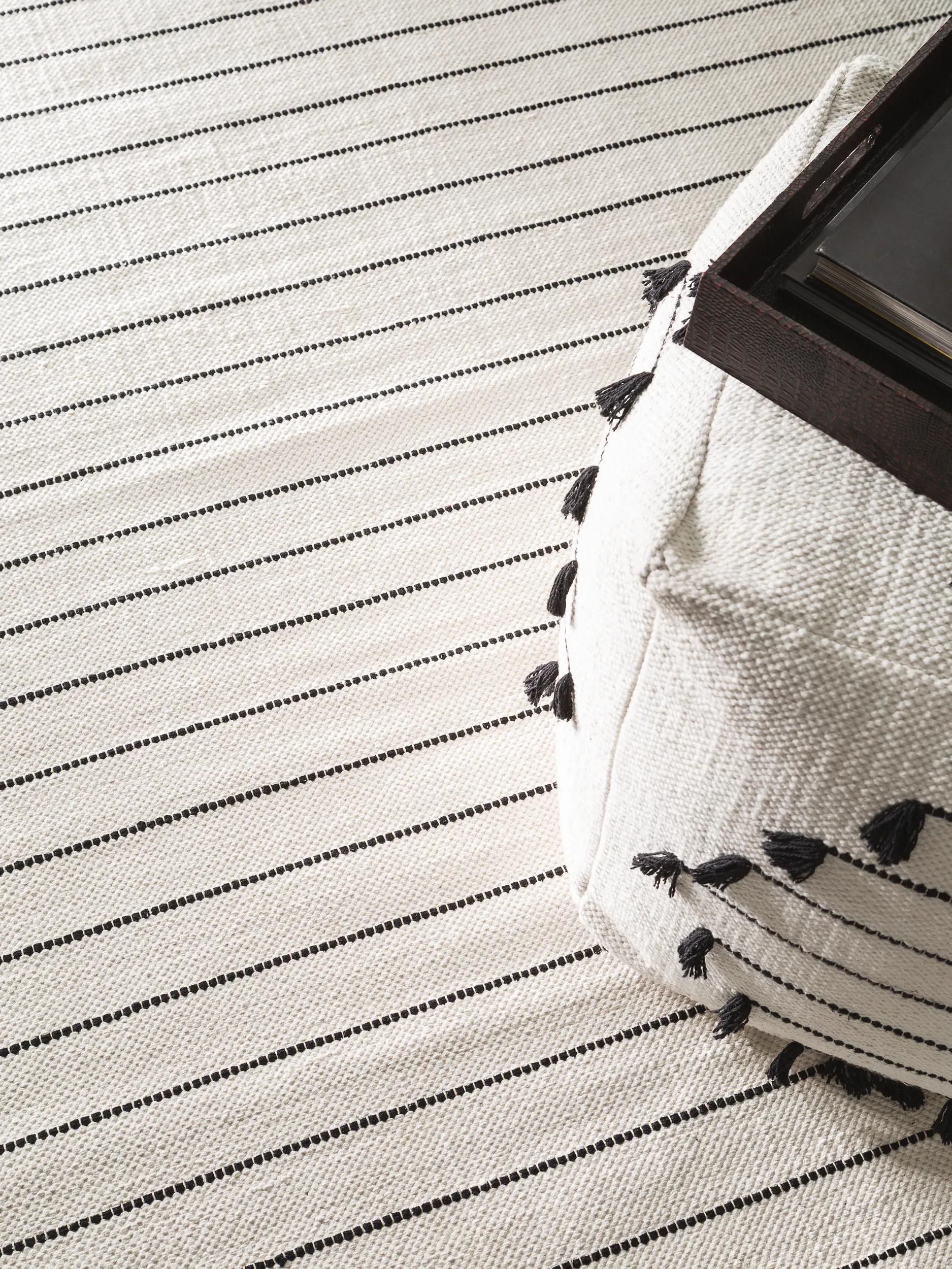 Cotton Rug Bo Ivory