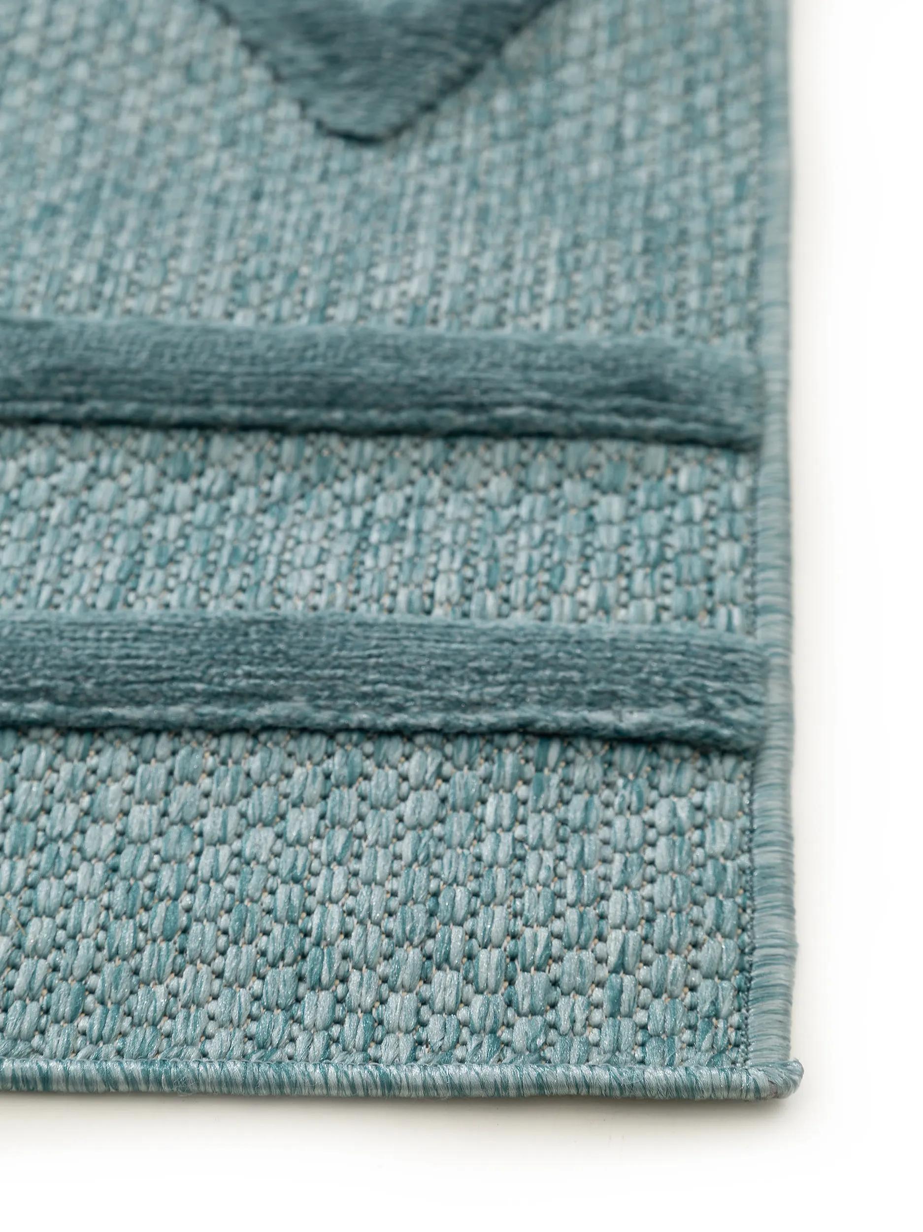 In- & Outdoor Rug Bonte Turquoise