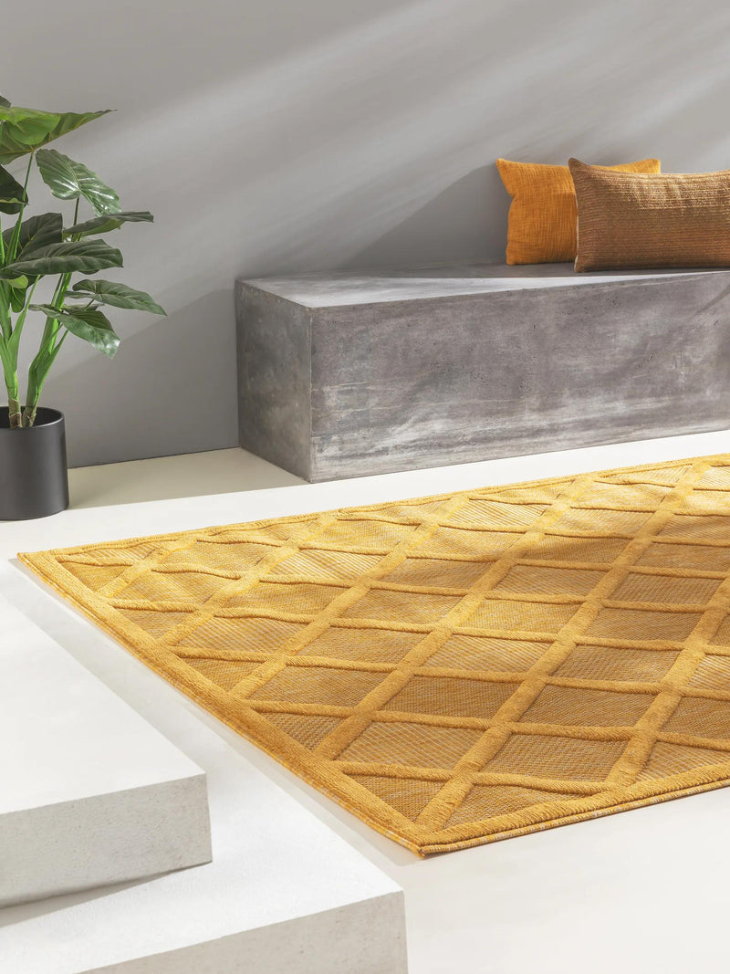 In- & Outdoor Rug Bonte Yellow