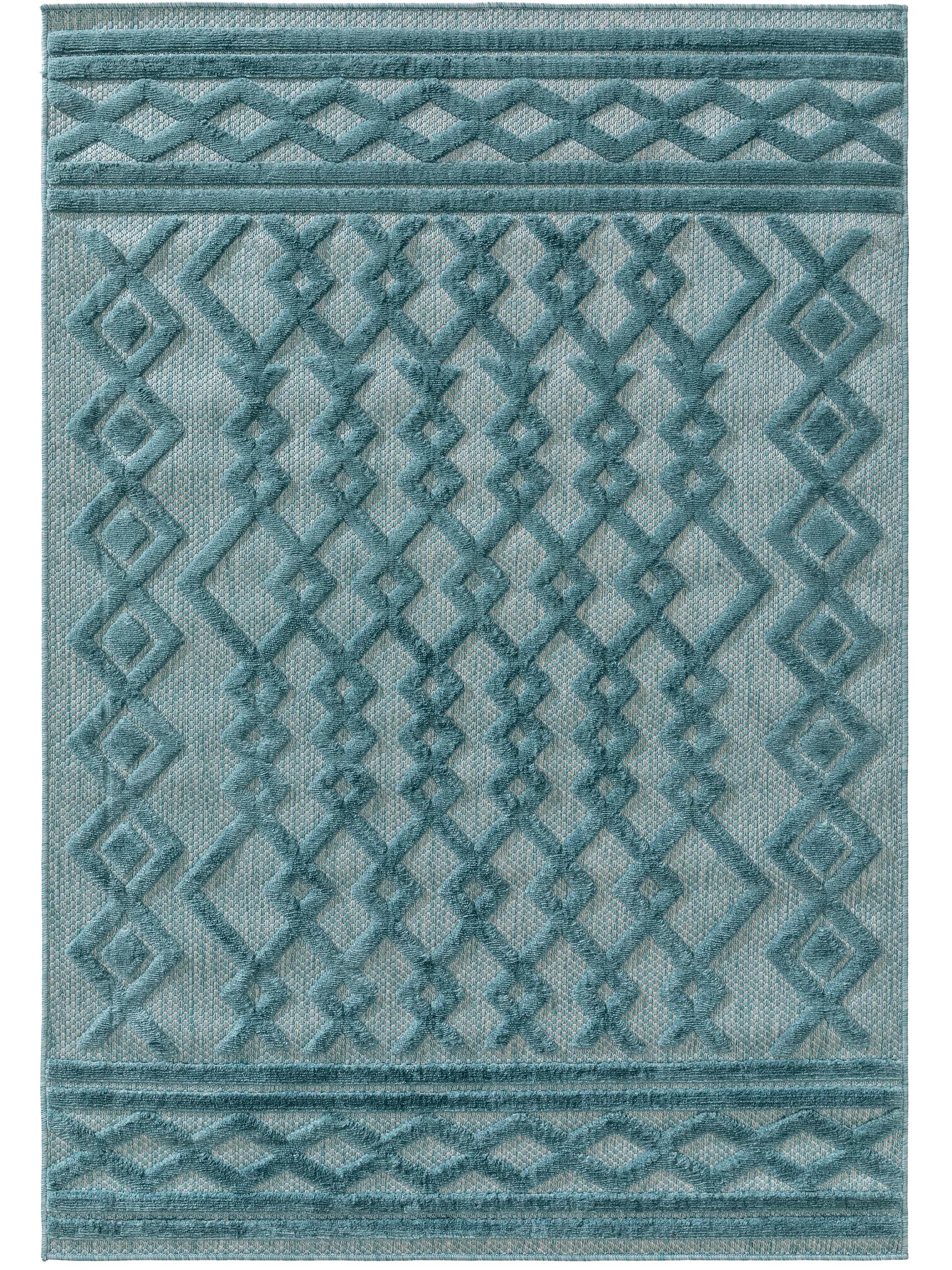 In- & Outdoor Rug Bonte Turquoise