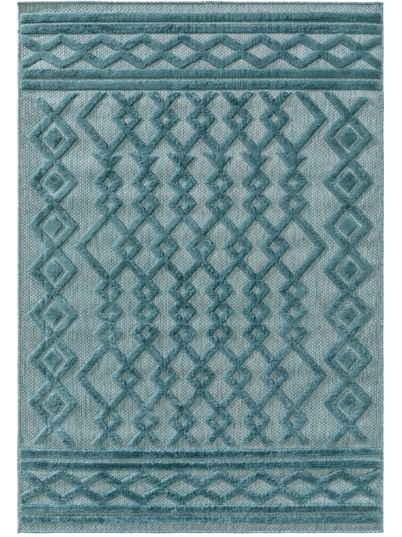 In- & Outdoor Rug Bonte Turquoise