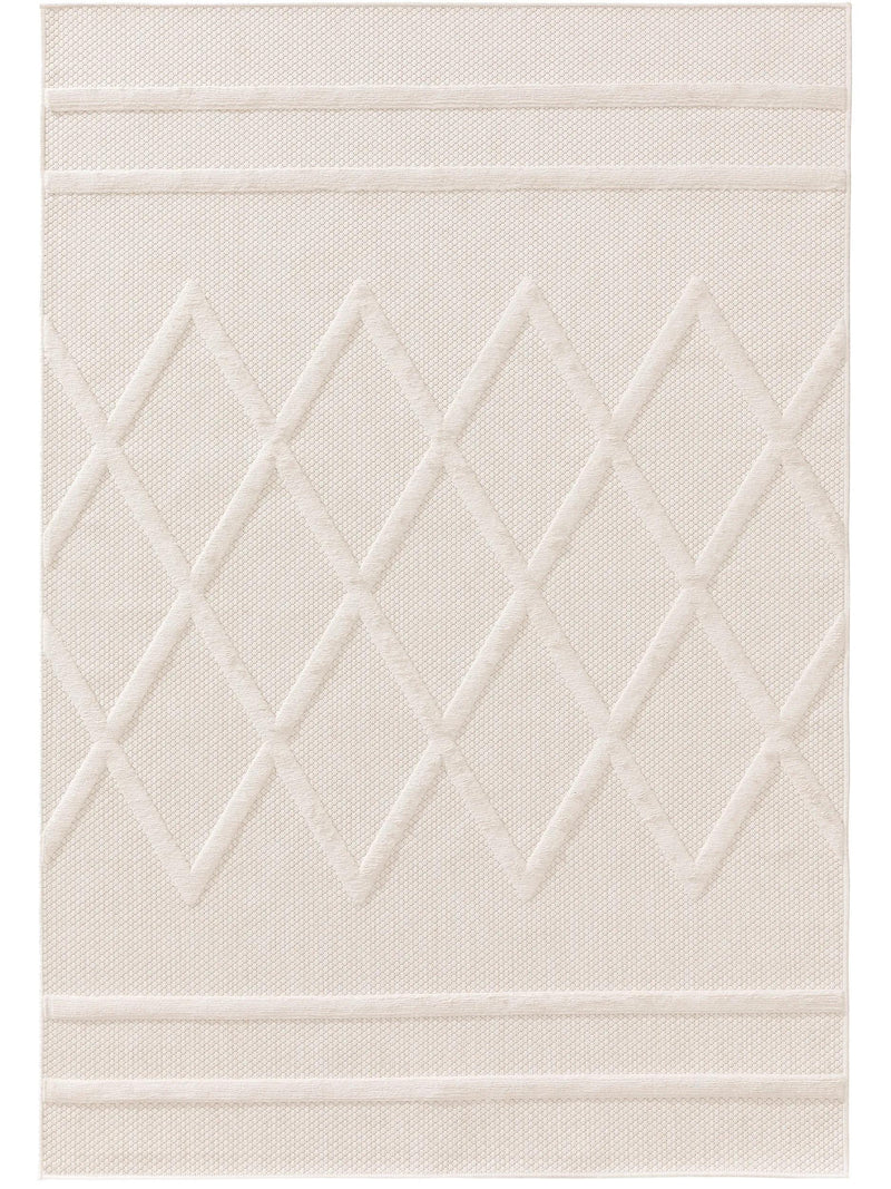Alfombra de interior y exterior Bonte Cream