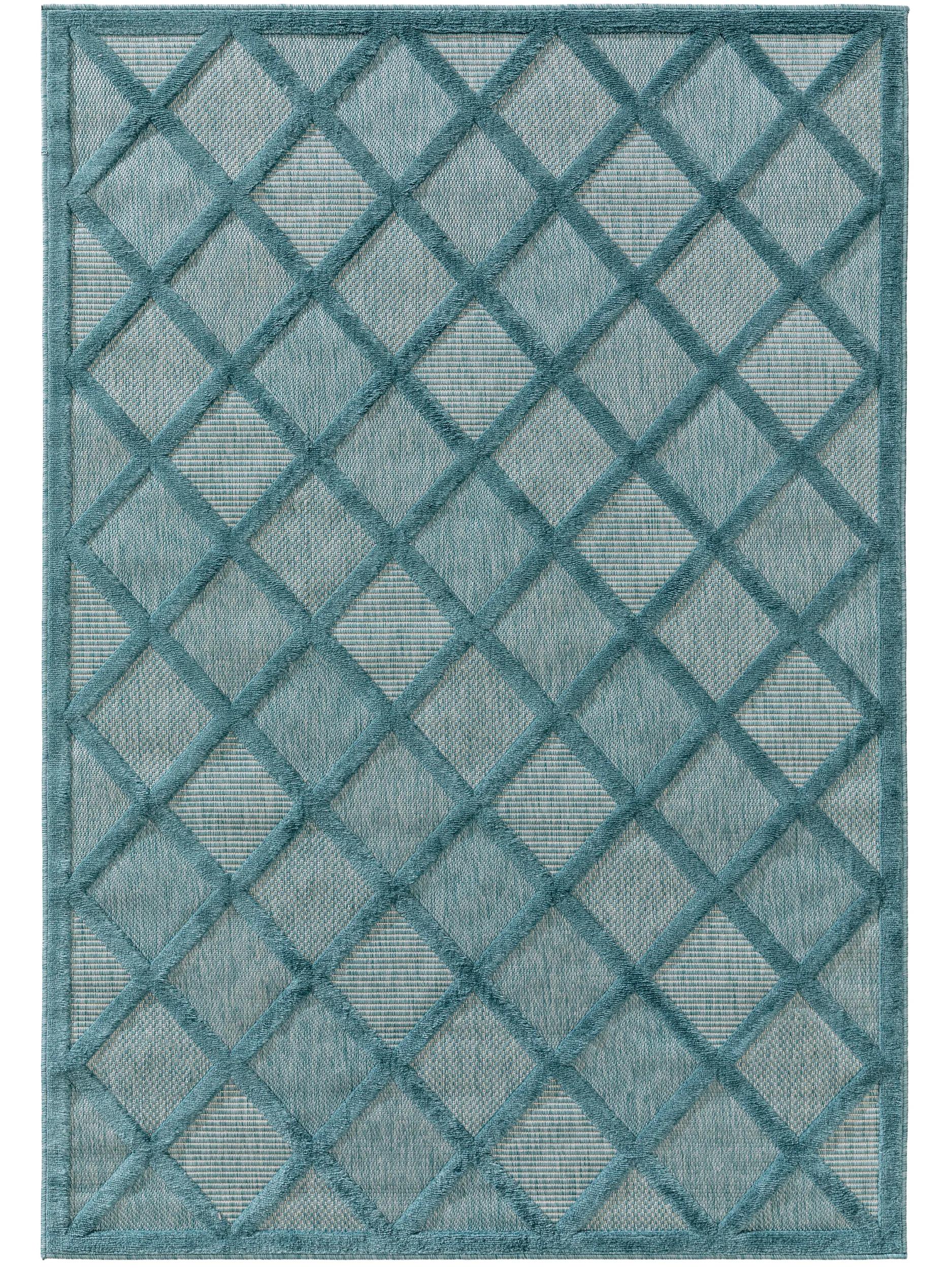 In- & Outdoor Rug Bonte Turquoise
