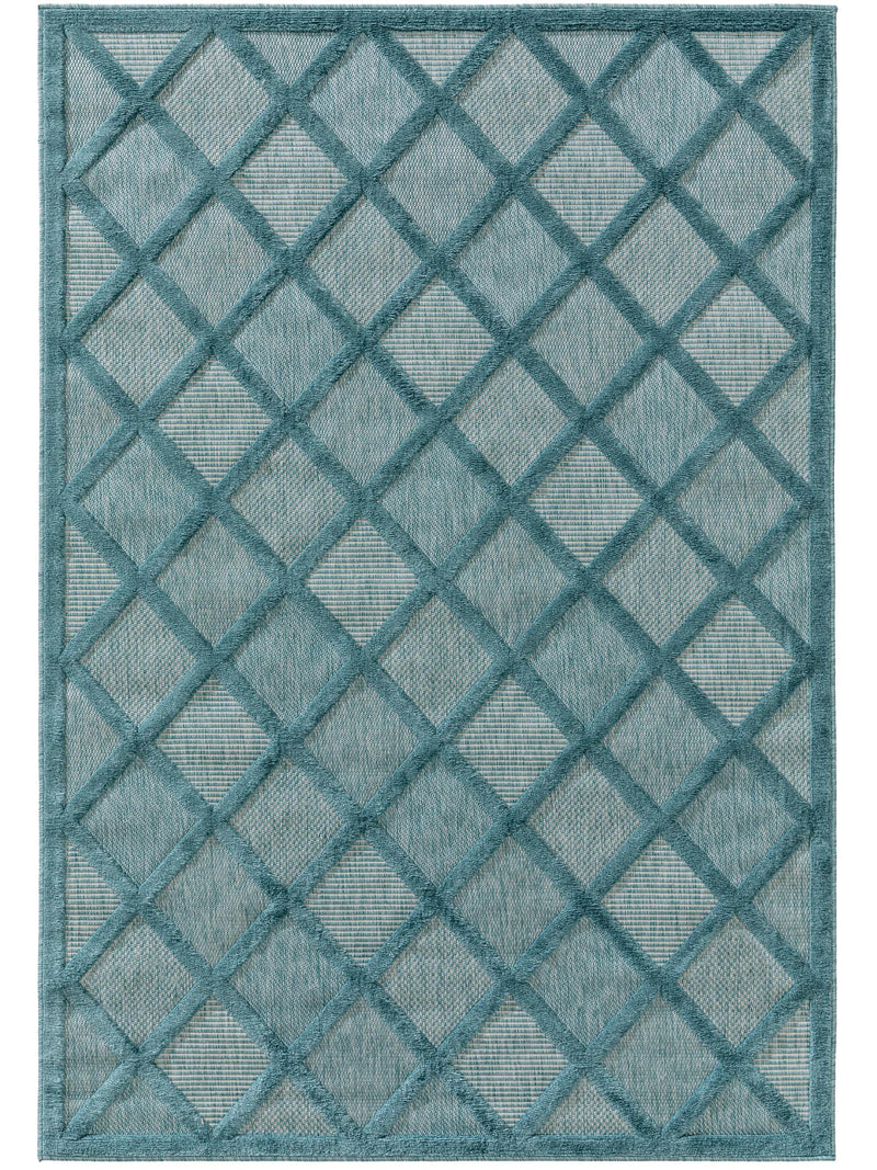 In- & Outdoor Rug Bonte Turquoise