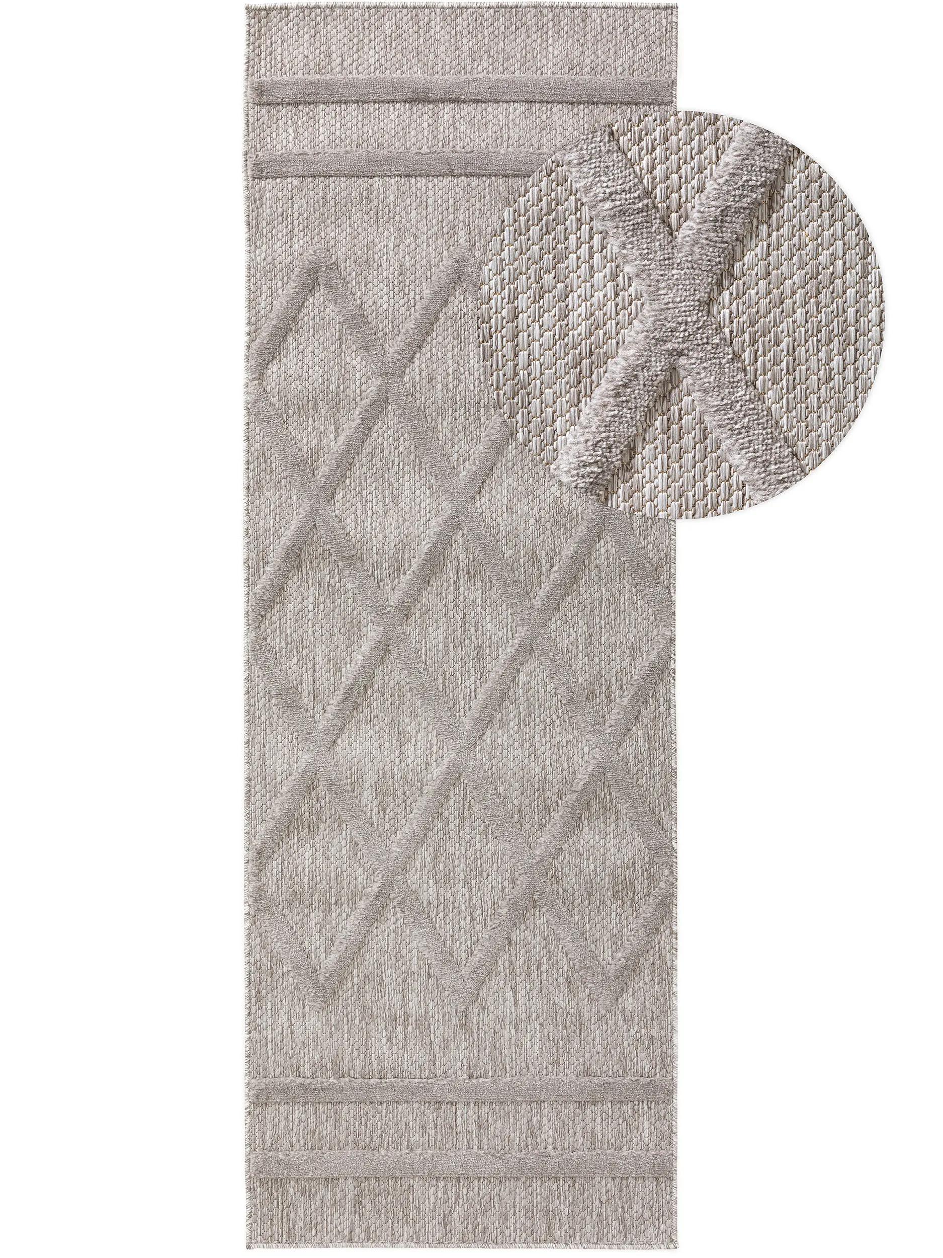 In- & Outdoor Rug Bonte Light Grey