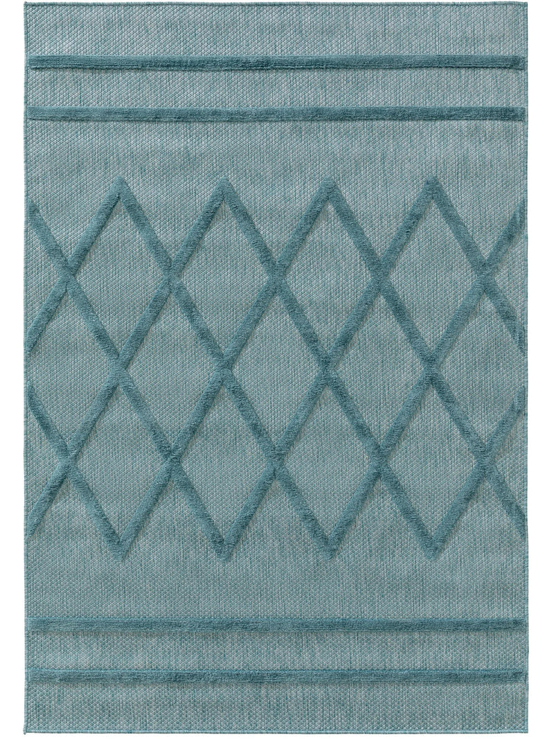 In- & Outdoor Rug Bonte Turquoise