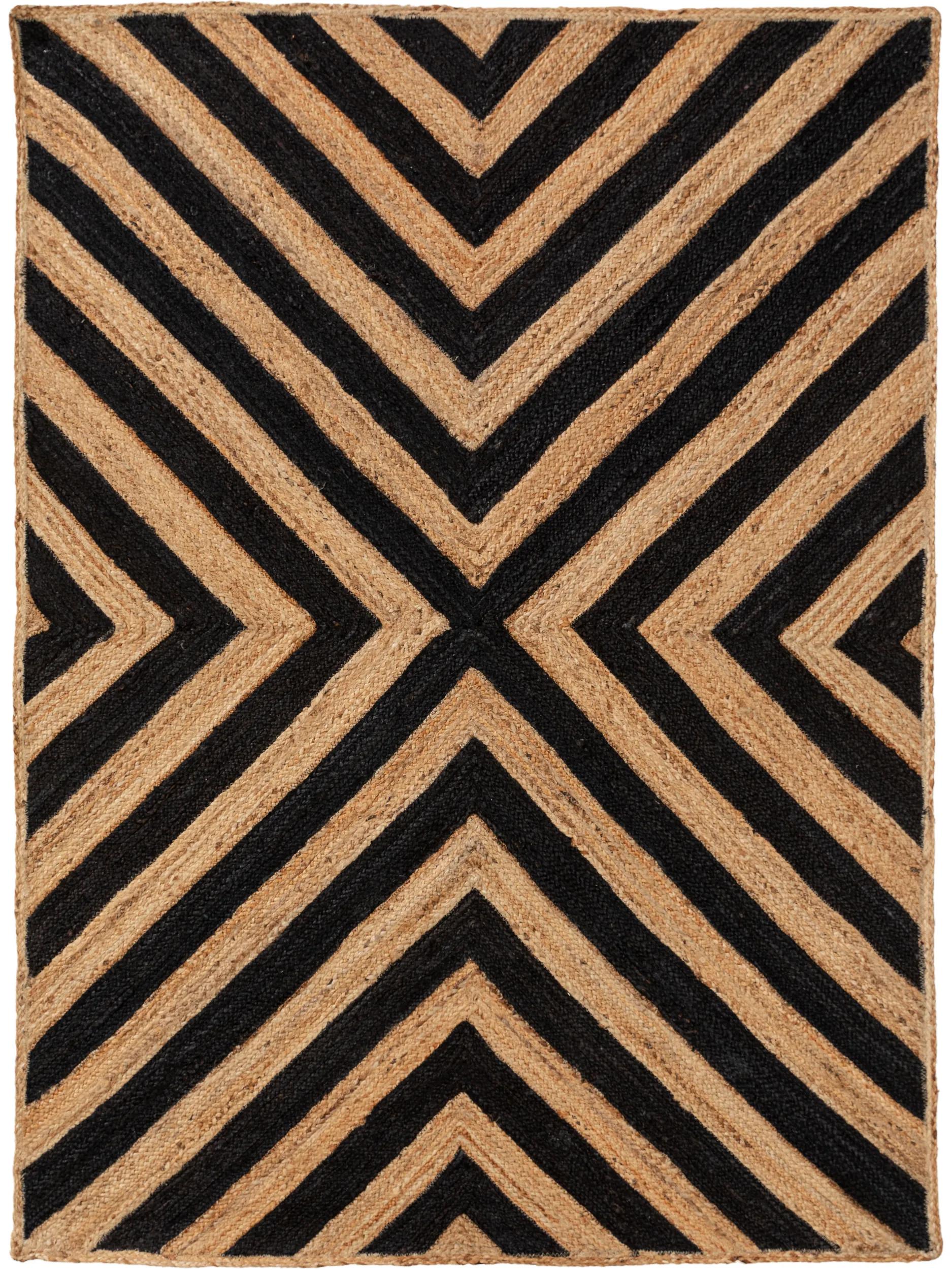 Jute Rug Britt Black