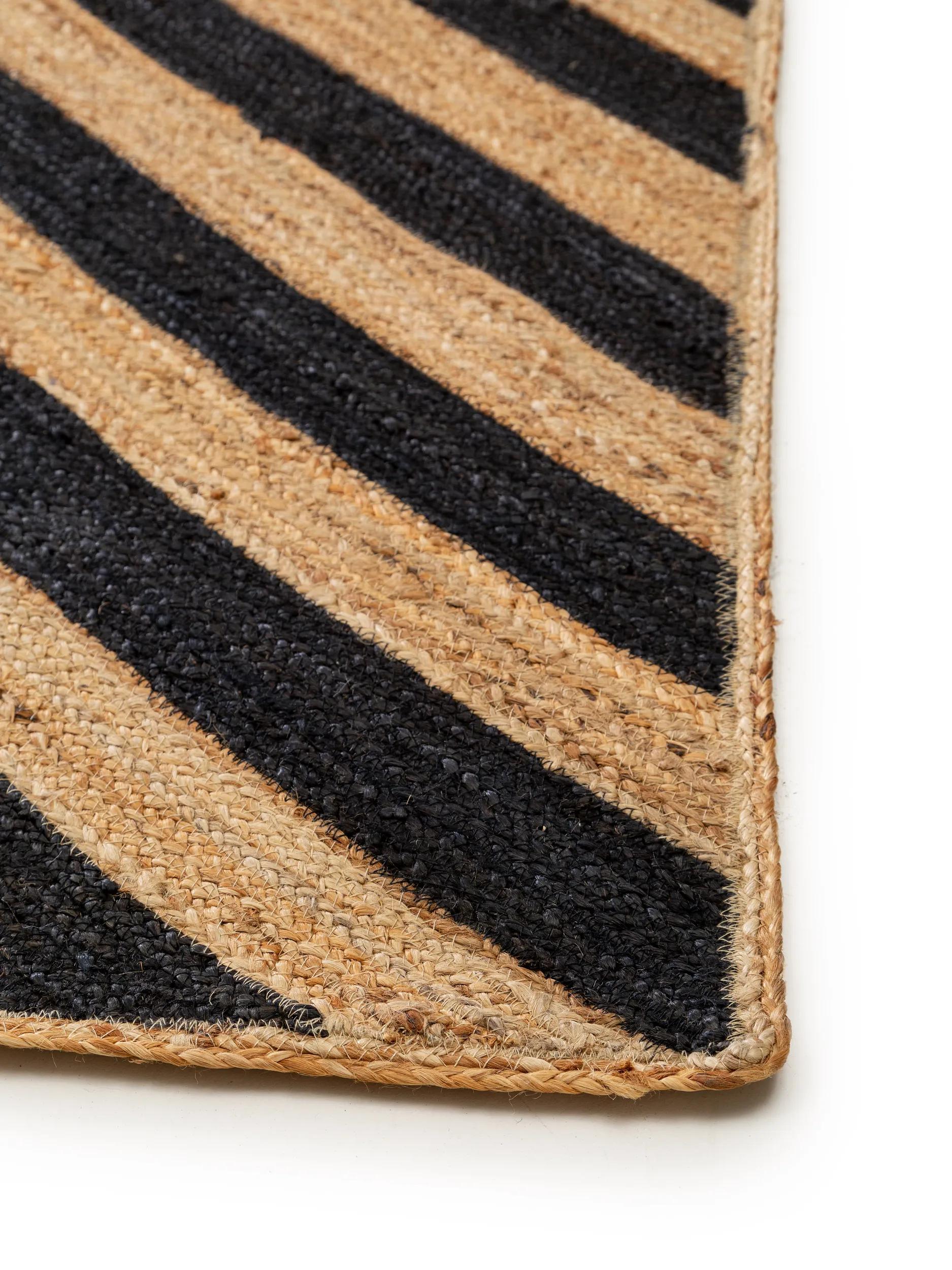 Jute Rug Britt Black