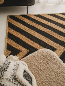Jute Rug Britt Black