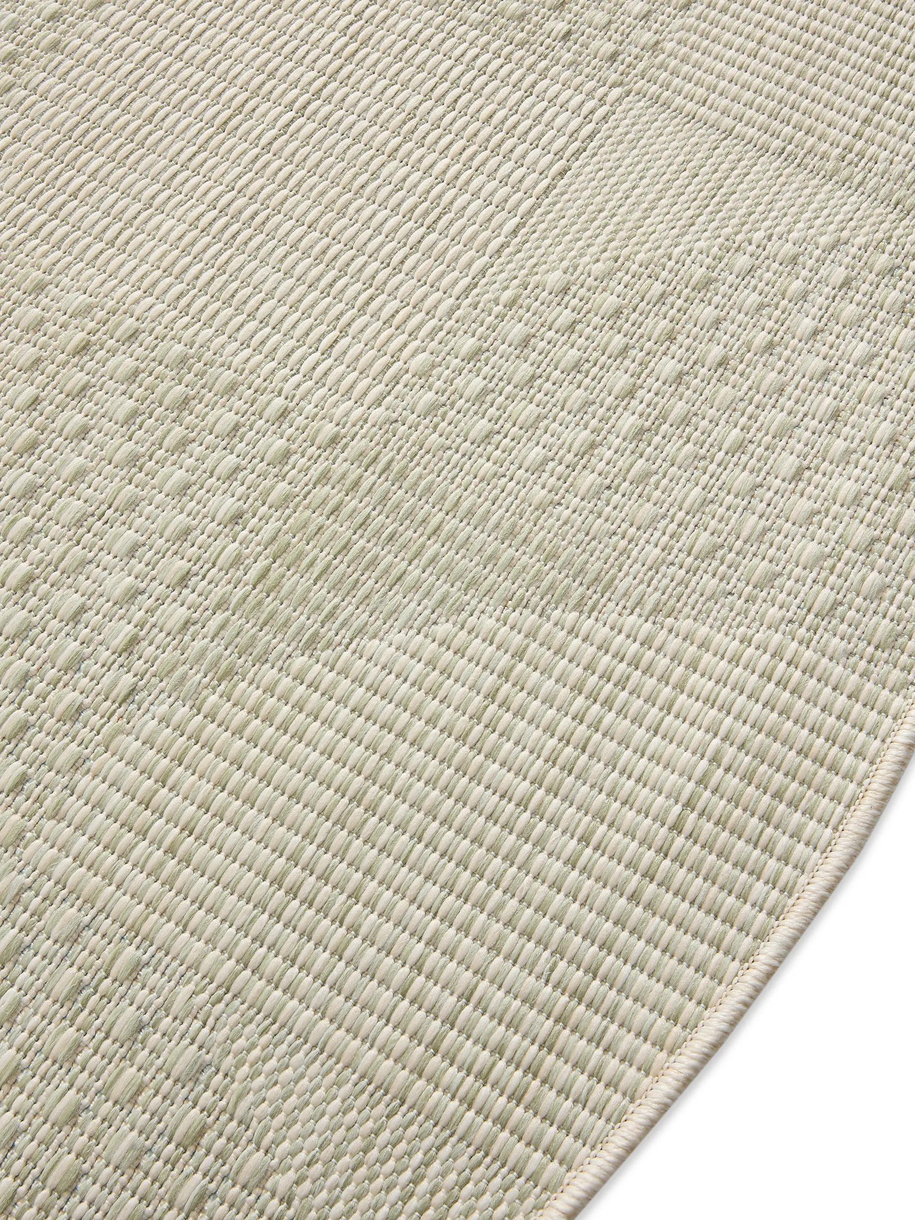 In- & Outdoor Round Rug Bronco Mint