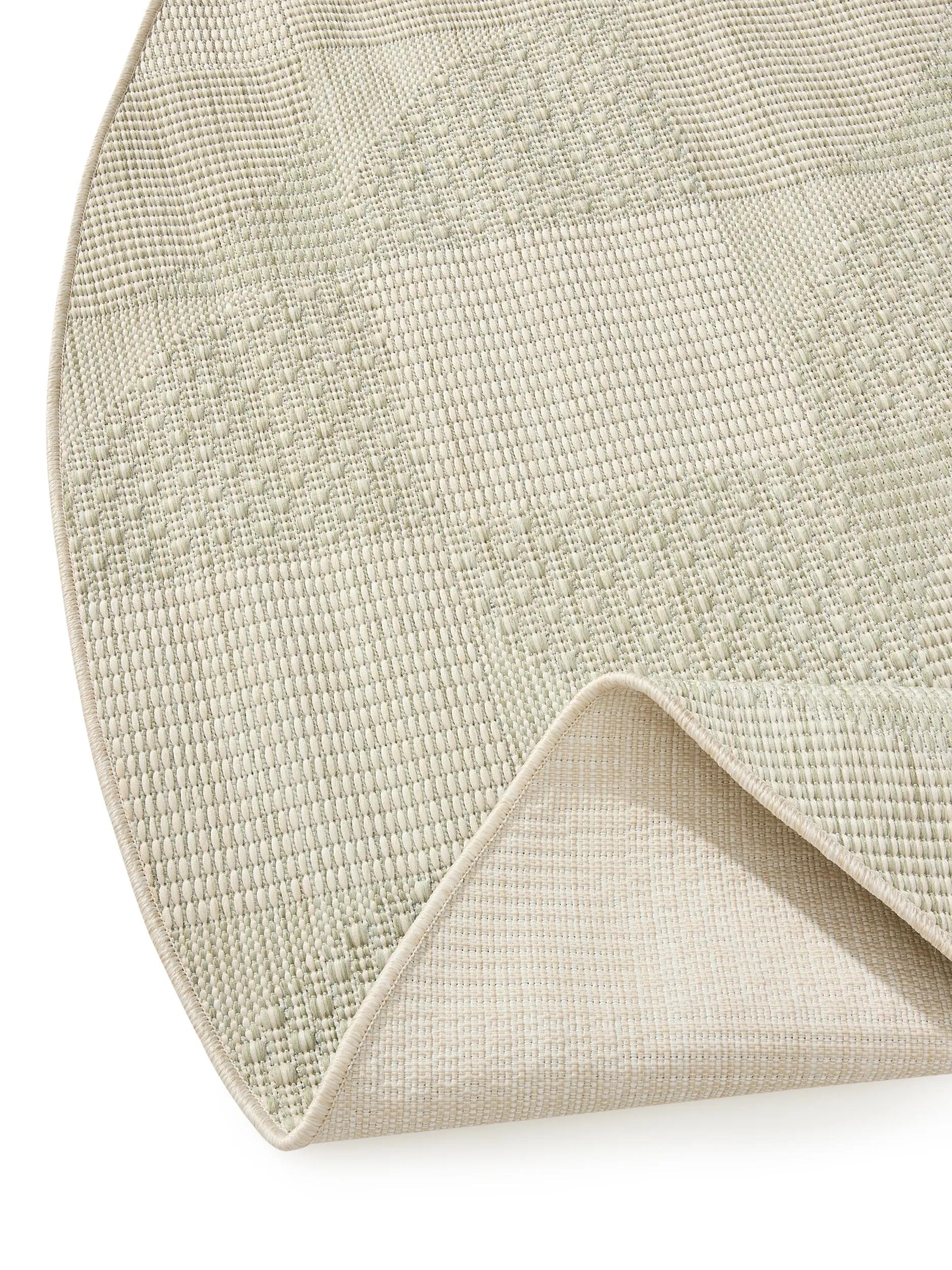 In- & Outdoor Round Rug Bronco Mint