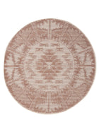 In- & Outdoor Round Rug Bronco Terracotta