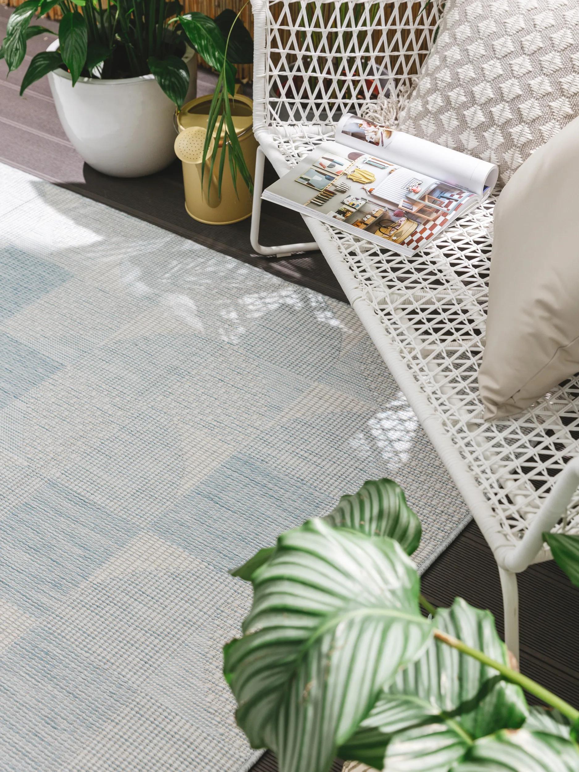 In- & Outdoor Rug Bronco Blue