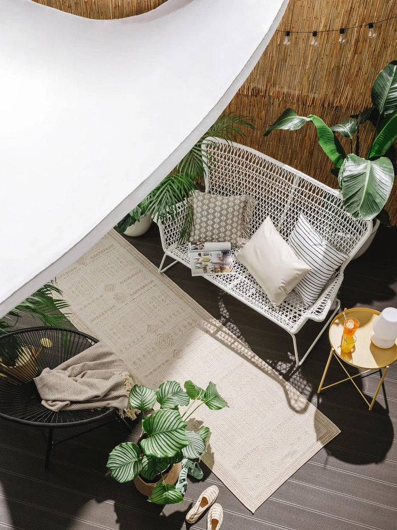 In- & Outdoor Läufer Bronco Creme