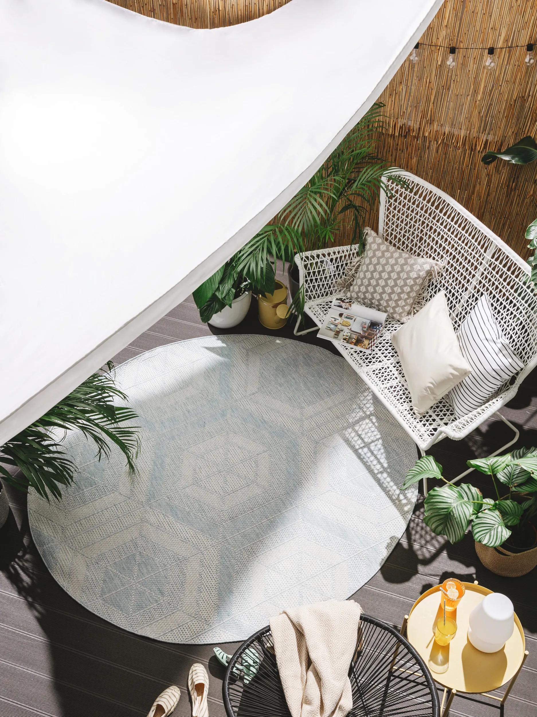 In- & Outdoor Rug Bronco Blue