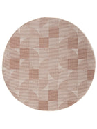 In- & Outdoor Round Rug Bronco Terracotta