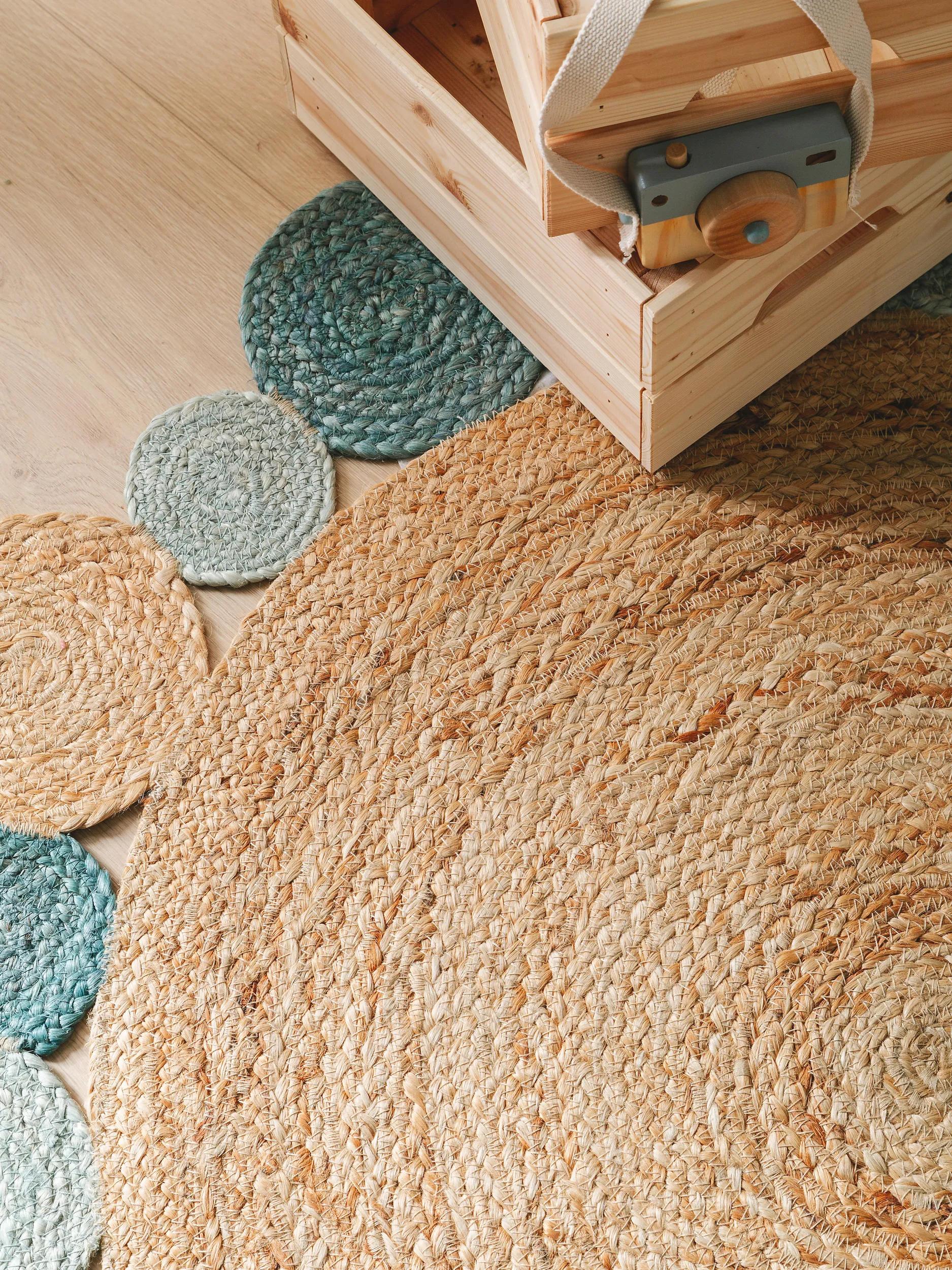 Kids rug Bubbles Turquoise