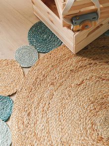 Kids rug Bubbles Turquoise