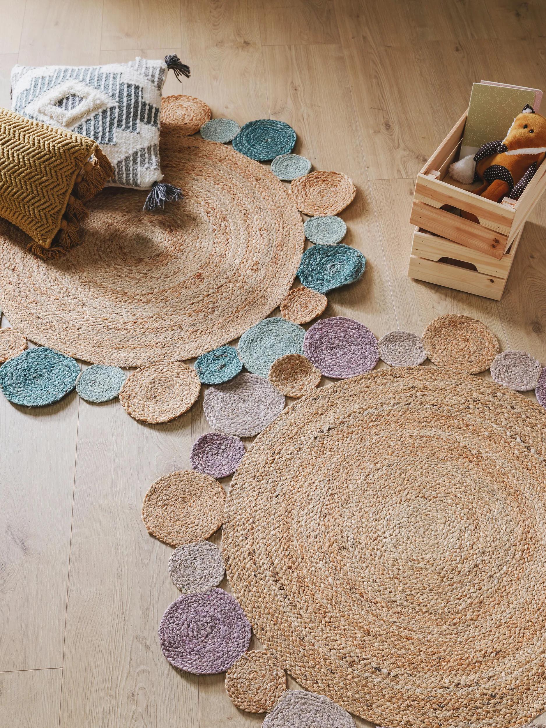Kids rug Bubbles Purple