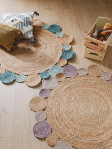Kids rug Bubbles Purple