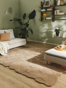 Tapis en laine Camino beige