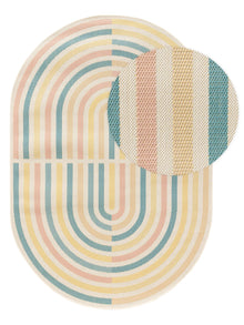 Tapis d'intérieur et d'extérieur Candy multicolore