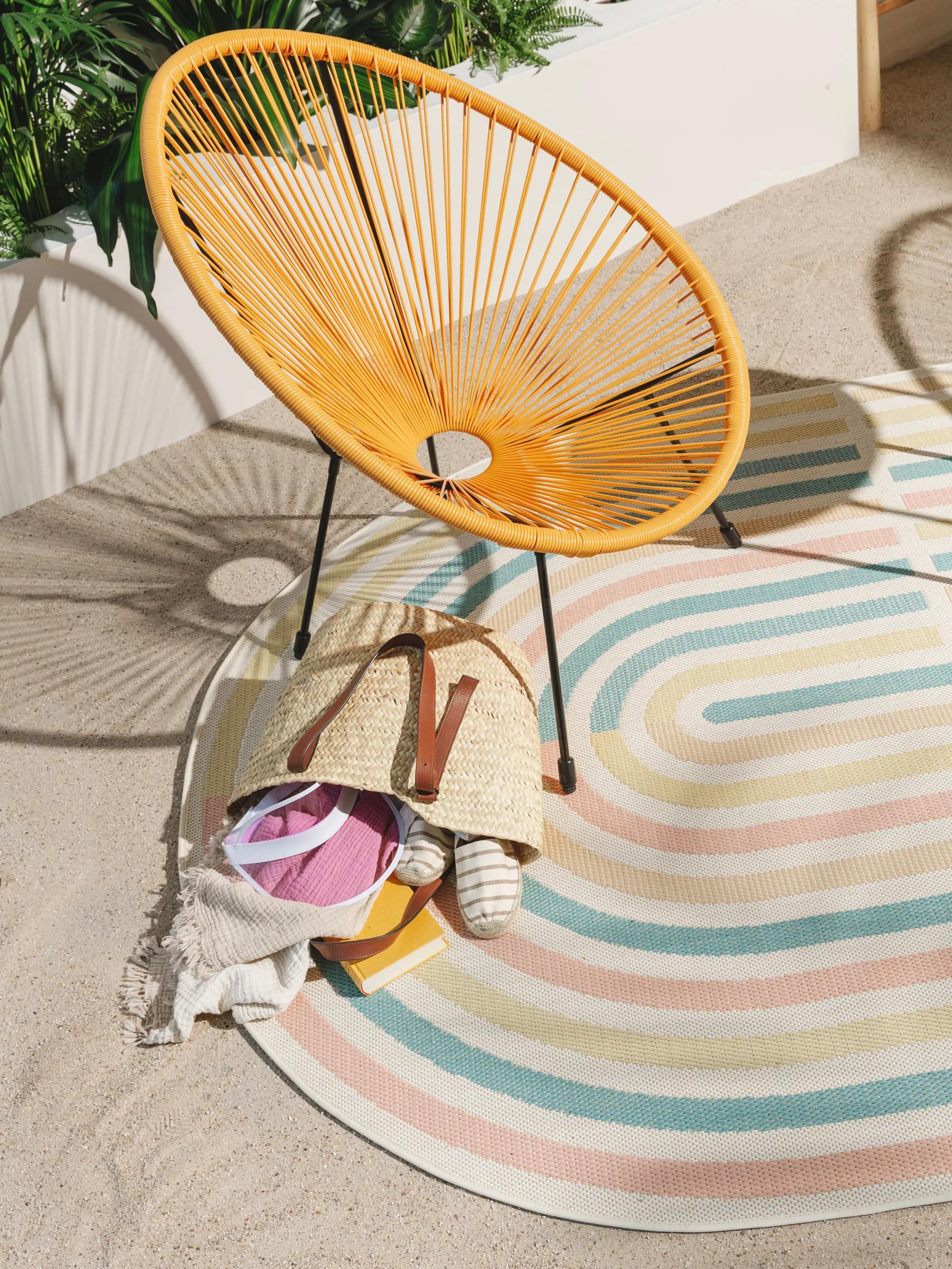 Tapis d'intérieur et d'extérieur Candy multicolore