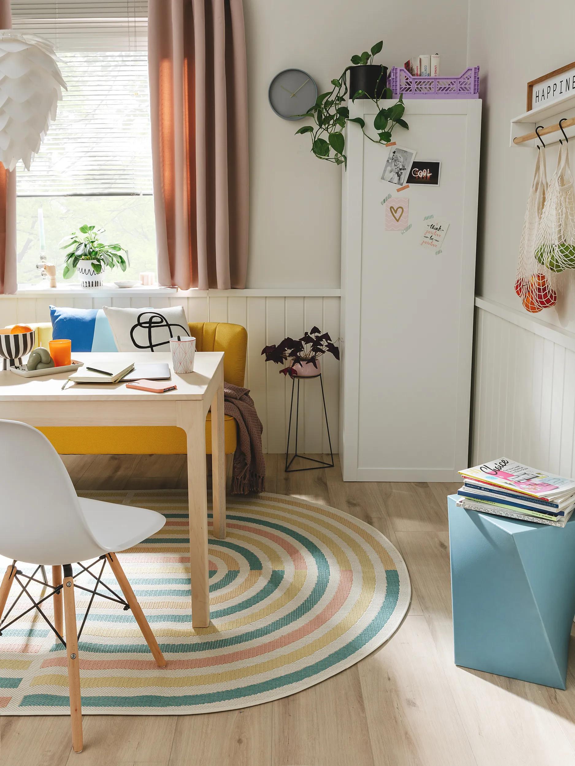 Tapis d'intérieur et d'extérieur Candy multicolore