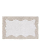 Tapis de bain Cara Gris/Blanc
